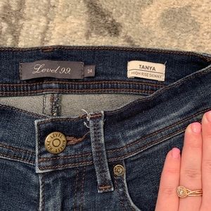 High rise skinny jeans!